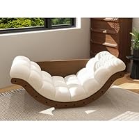 ✨最新式✨ロッキングチェア リラックスチェア 座り心地よい 耐荷重200kg Amazon｜SunlitCorner ロッキングチェア リラックスチェア 座り