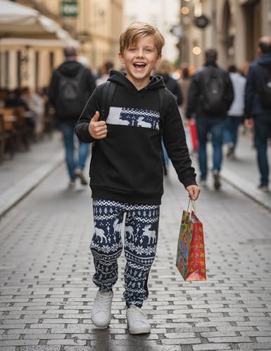 Image of Boys Clothes Boy Outfits 2-Piece Long Sleeve Hoodie and Camouflage Pants Boys Fall Winter Clothes for 6-16 Years