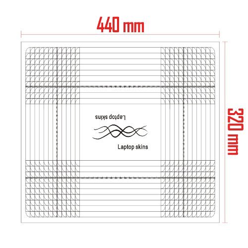 Image of LSS 17 17.3 Inches Laptop Notebook Skin Sticker with 2 Wrist Pads - Reusable Cover Protector Vinyl Sticker Cover Decal Fits 17 inch - 19 inch HP Asus Acer Samsung - Flowers Art Pattern
