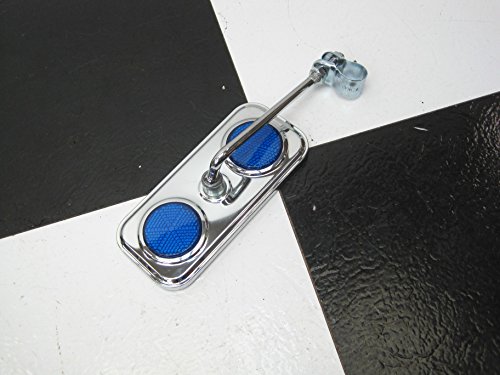 Lowrider Blade Mirror Left Chrome. Bike Mirror, Bicycle Mirror, Beach Cruiser, Chopper, Limo, Stretch Bike, BMX, Track, Fixie, Mountain Bikes