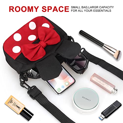 Cute Crossbody Purse for Little Girls Toddler Mini Mouse Travel Crossbody Bag Small Kids Shoulder Handbag Mini Cartoon Cross Body Bag2