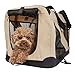 Pet Life Vista-View 360 Degree Zippered and Collapsible Soft Folding Dog Crate - Folding Travel Dog Kennel with Zippered Entrances Along The Pet Crate