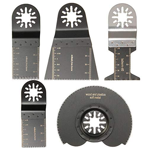 Buy 5pcs Mix Saw Blades Oscillating Multi Tool For Parkside Workzone