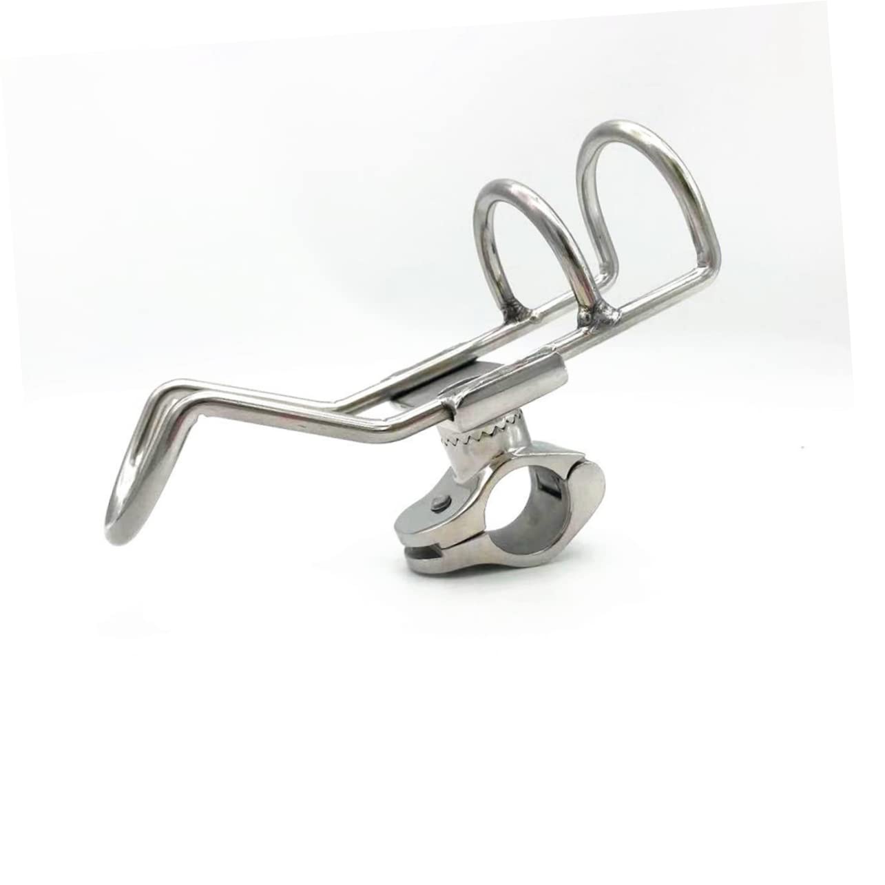 Soporte para Cañas de Pescar de Acero Inoxidable, Ajustable 360, 2 Piezas, Superficie Pulida, para Barco y Accesorios de Pesca