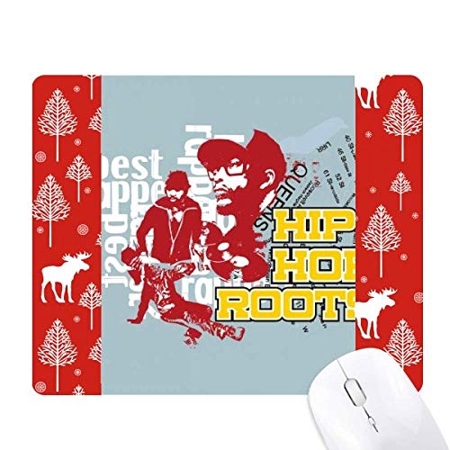 Culture graffiti hip-hop t-shirt pour garçon de rue look urbain souris forêt de Noël
