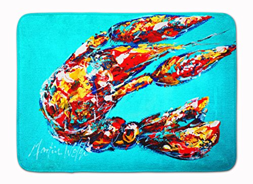 Caroline's Treasures Lucy The Crawfish Fußmatte, 48,3 x 68,6 cm, Blau