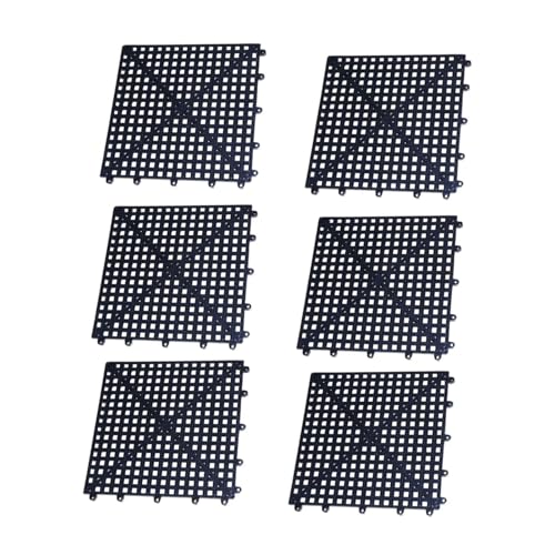 Dalles de sol emboîtables noires pour aménager votre terrasse - 7