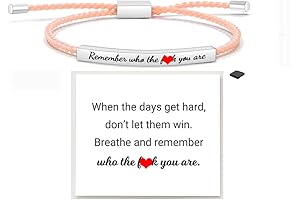 "Remember Who The F You Are" - Stainless Steel Motivational Bracelet