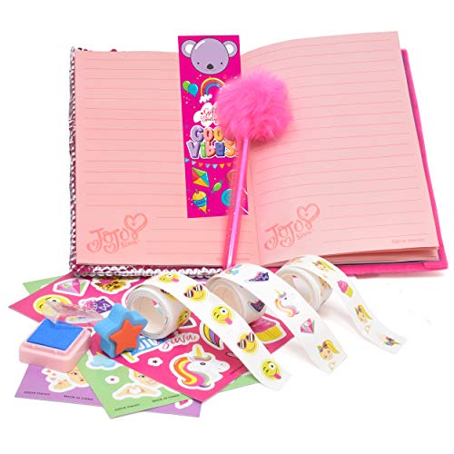 Jojo Siwa Reversible Sequin Unicorn Notebook Journal Set, Diary, Pen, Stickers And Bookmark Included, Coloring Activity Book For Drawing And Writing Kit For Girls And Kids #TOP5