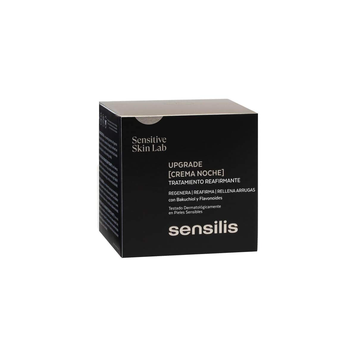 Sensilis Mise à niveau - Réaffirmation et crème nocturne régénérante pour peau sensible - 50 ml | Raffermissante, Régénérante, Anti-Âge, Peau Sensible, Soin de Nuit, Confort, Texture Crème, Régénérante, Soin de Nuit