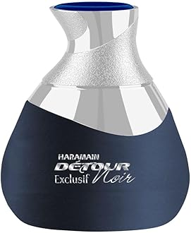 Al Haramain Detour Noir Exclusif Eau de Parfum Spray for Unisex, 3.4 Ounce