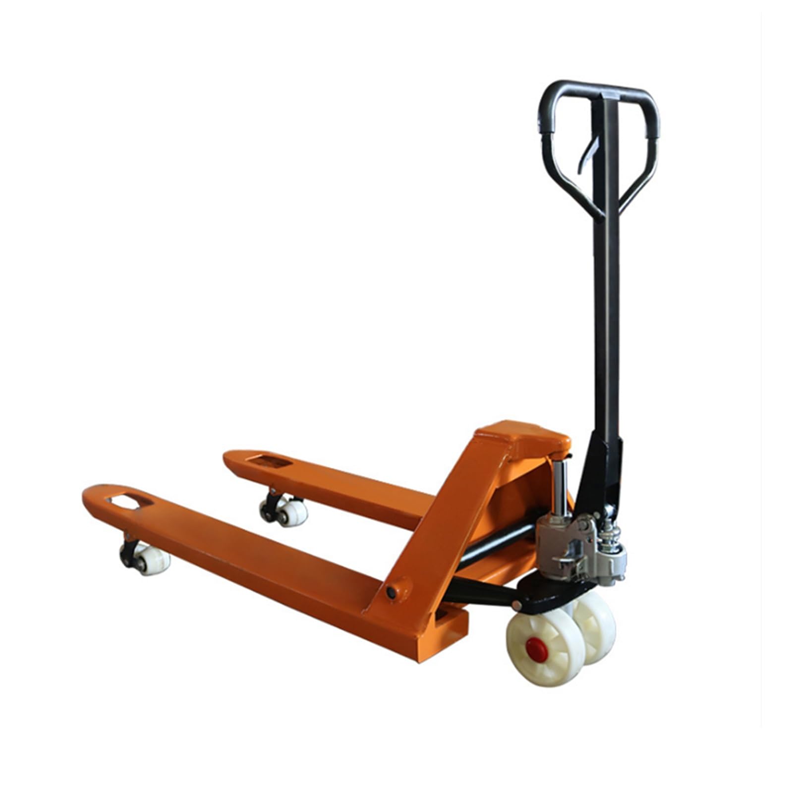 Transpallet manuale JIEYUGH, transpallet mobile, movimentazione idraulica manuale, piccolo transpallet manuale a spinta con forche regolabili, trasportatore per carico magazzino/camion(Nylon,3T/550mm)