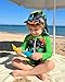 Baby Boy One Piece Swimsuit Long Sleeve Bathing Suit UPF 50+ Sun Protection Rash Guard Swimwear with Hat Zipper 6-12 Month