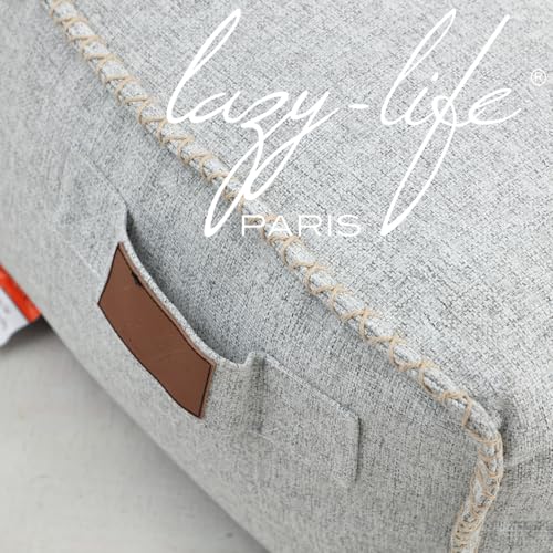 Patio Outdoor Weatherproof Water Proof Bean Bag Chair ,Outdoor bean bag lounger,High-Density Foam Filled ,Weather Resistant Waterproof UV-Protected ,outdoor beanbag Chair for Garden Terrace (Beige) - Image 6