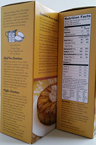 Trader Joe's - Banana Bread Mix - Net Wt. 15 Oz (425G) - 2 Boxes #TOP2