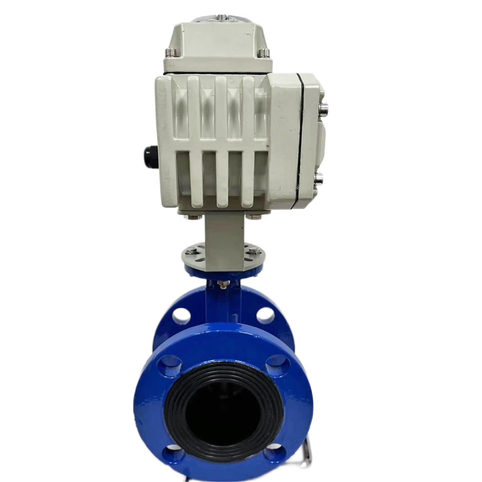 JNVFTCUX DN150 DN 80 DN250 DN200 10inch ANSICL150 Resilient Ductile Iron Wafer Type Pneumatic Actuator Butterfly Valve