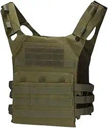 Colete Tático Esportivo JPC A54 para Airsoft, Paintball e Cosplay | Ajustável e Leve