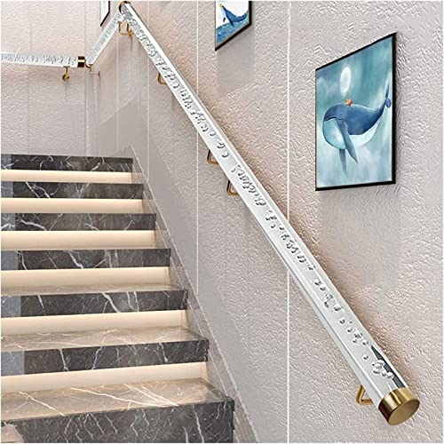 Rampe d'escalier acrylique transparente de 300 cm pour sécuriser la maison - 4