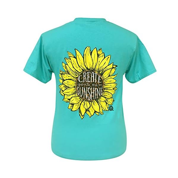 Girlie-Girl-Originals-Create-Your-Own-Sunshine-Scuba-Blue-Short-Sleeve-T-Shirt Girlie Girl Originals Create Your Own Sunshine Scuba Blue Short Sleeve T-Shirt (Large)