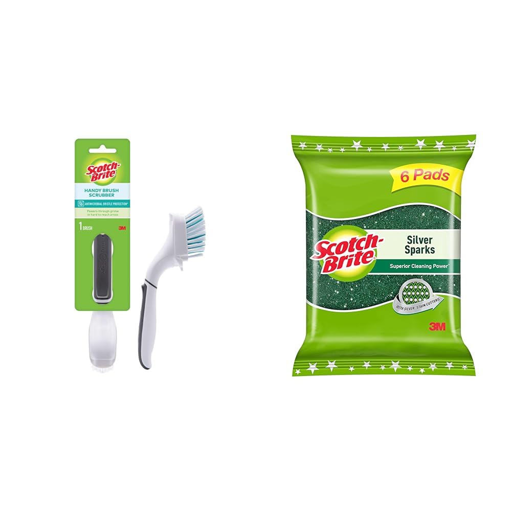 Scotch-Brite Handy Scrubber Brush (Multicolor, IE840101166) Pack of 1 (B0BB6GF8PV) Amazon Price History, Amazon Price Tracker