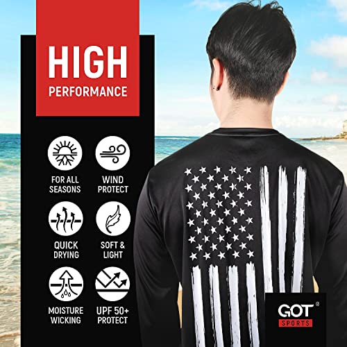 GOT Sports UPF 50+ Fishing T Shirts for Men Women Long Sleeve - UV Sun Protection, Lightweight3
