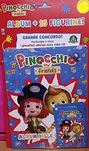  Album + 3 BUSTINE di Figurine Pinocchio And Friends