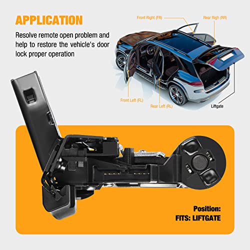 Image of SYERAL Trunk Latch Assembly Compatible with Cadillac XT4 XT5 XT6 Escalade, Compatible with Chevrolet Suburban Equinox, GMC Yukon Terrain Acadia, Buick Enclave Lock Actuator Replace 13537955 13519125