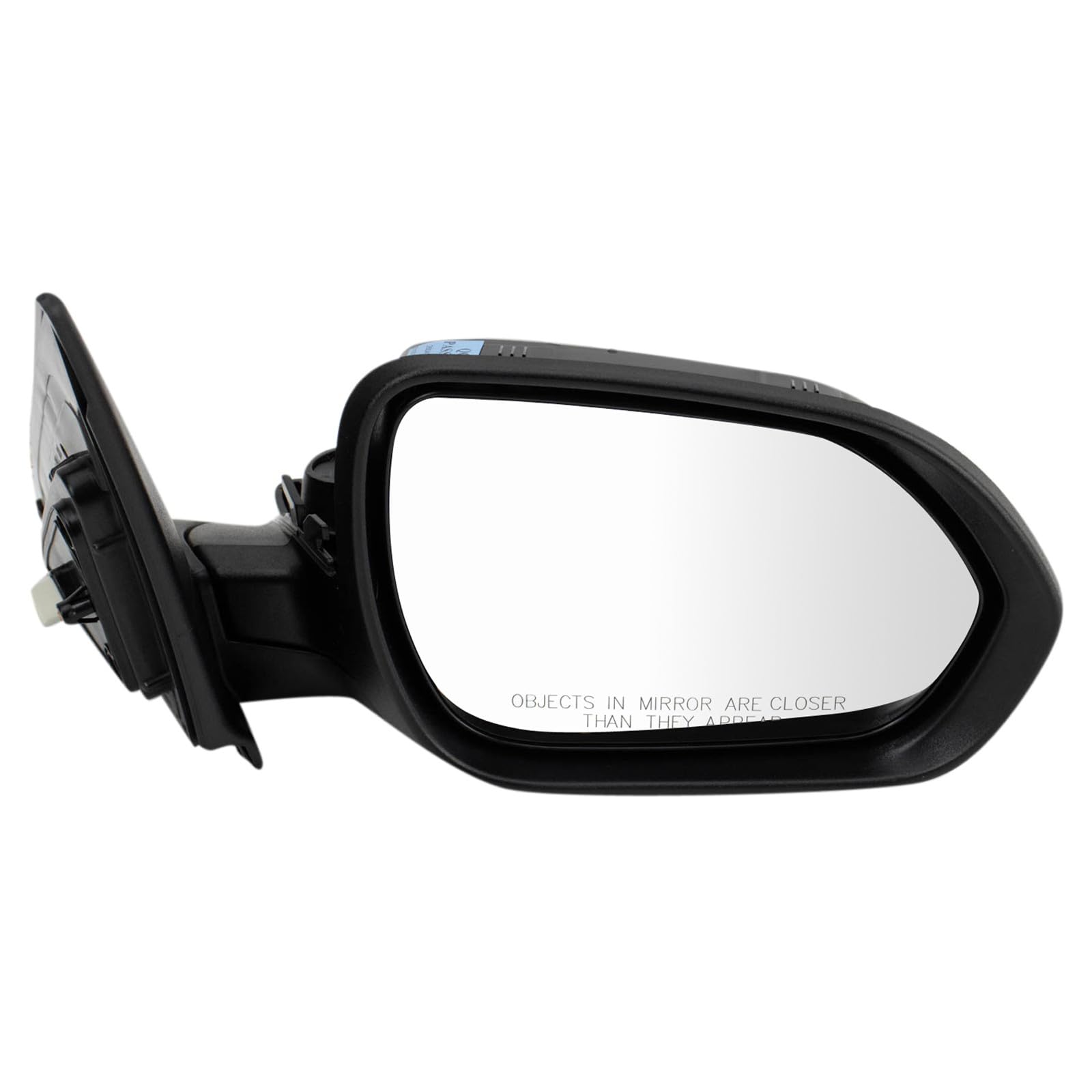 Amazon.com: Passenger Side Power Mirror Smooth Black Paint to