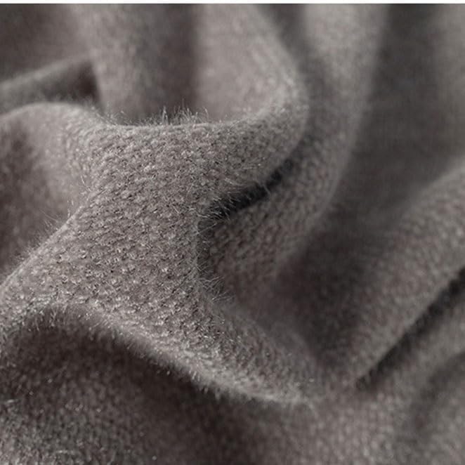 JSEIAJB Men's Sweater Chenier Velvet Autumn and Winter Velvet and Thick Solid Color Sweater Inside3