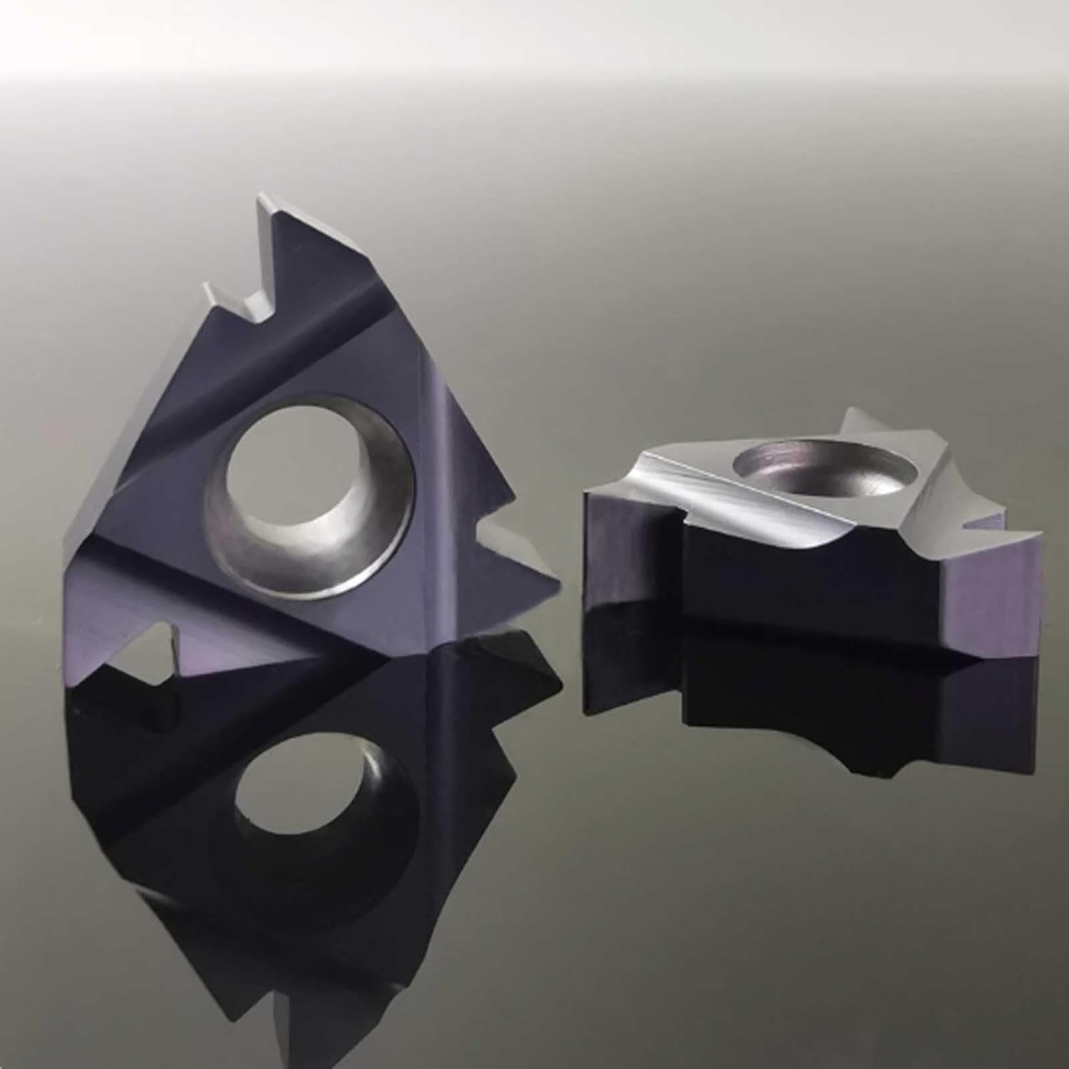 Lathe Threading Inserts 5pcs16ER AG60 + 5pcs16IR AG60 +11ER AG60 +11IR AG60 Carbide Inserts for External Thread/Internal Thread Turning Tool Holders for Stainless Steel and Iron