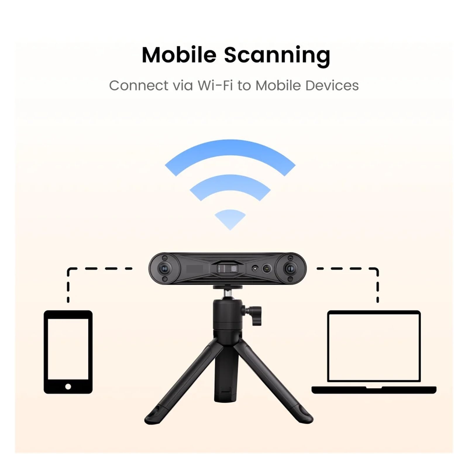 INSPIRE 2 3D Scanner For Printer 0.05mm30fps Outdoor Wireless Infrared Structured Light Handheld Scan