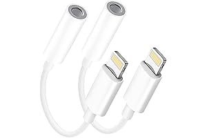 Apple MFi Certified Lightning to 3.5mm Headphone Adapter