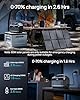 Solar Generator with Panel Included, Portable Power Station 600W with 80W Solar Panel, 288Wh LiFePO4 Battery with AC DC Outlets, Power Bank 2hrs Fast Charging, 7-Port Design for Emergency, Hurricane #2