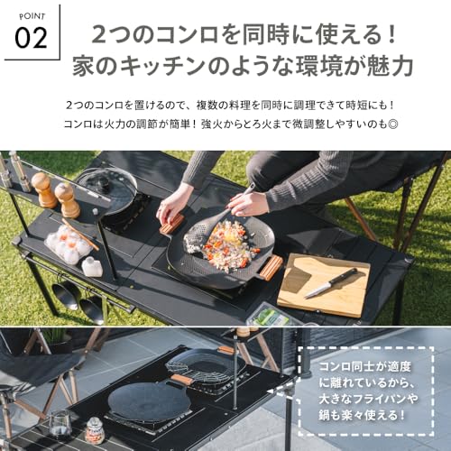 ❤️1点限り❤️フォロー割あり　Oldlaiben アウトドアテーブル　黒 ❤️1点限り❤️フォロー割あり Oldlaiben アウトドアテーブル