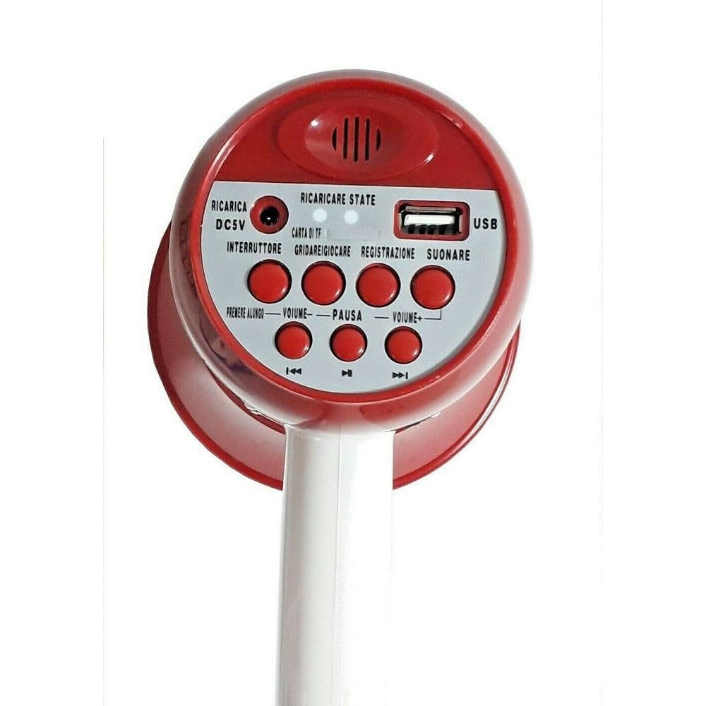 Trade Shop - Megafono Portatile Professionale 500m 20w Registratore Vocale Gx-528ut