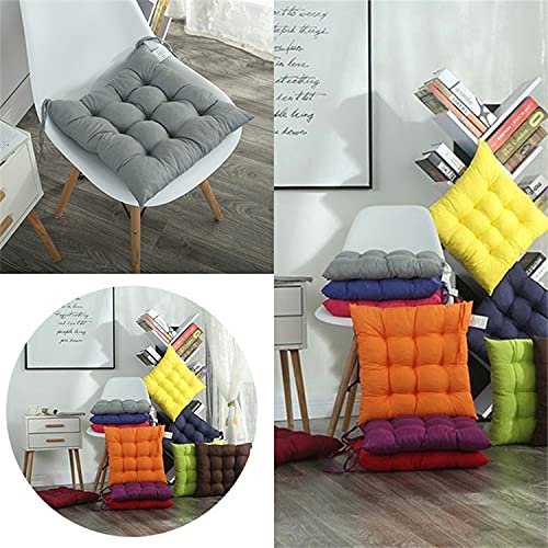 Miniatura 6 de Greatool 4 X Cojines Para Sillas De Exterior E Interior Reversibles 40 X 40 X 5cm, Cojines De Silla Asiento Tumbonas Patio Terraza Exterior Acolchado Pack 4, Beige