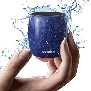 Small Speaker, Bluetooth Speaker with 360°HD Stereo Sound and Robust Bass, Mini Speakers with Hands-Free Call, IP67 Waterproof, Portable Speakers for Shower, Room, Car, Trip, Ideal Gift for Men, Women
