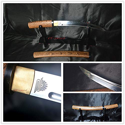Hand Forged Battle Ready Clay Tempered 1095 Carbon Steel Japanese Katana Sword Iron tsuba Shark Skin saya