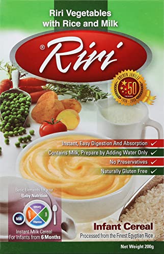 غذاء للاطفال ارز بالخضروات من ريري، 200 جم