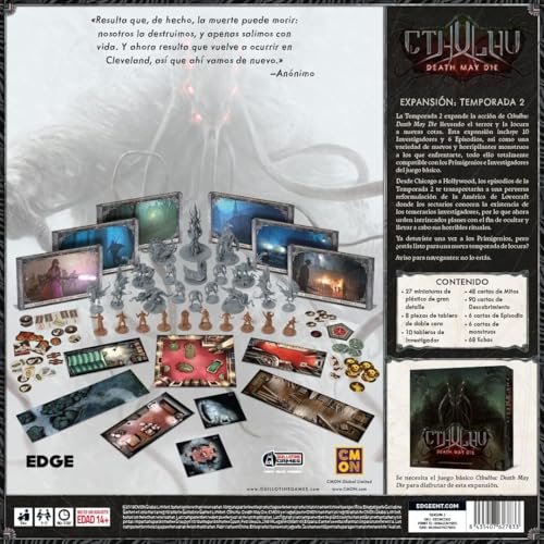 Cthulhu: Death May Die Season 2 juego de mesa miniatura 2
