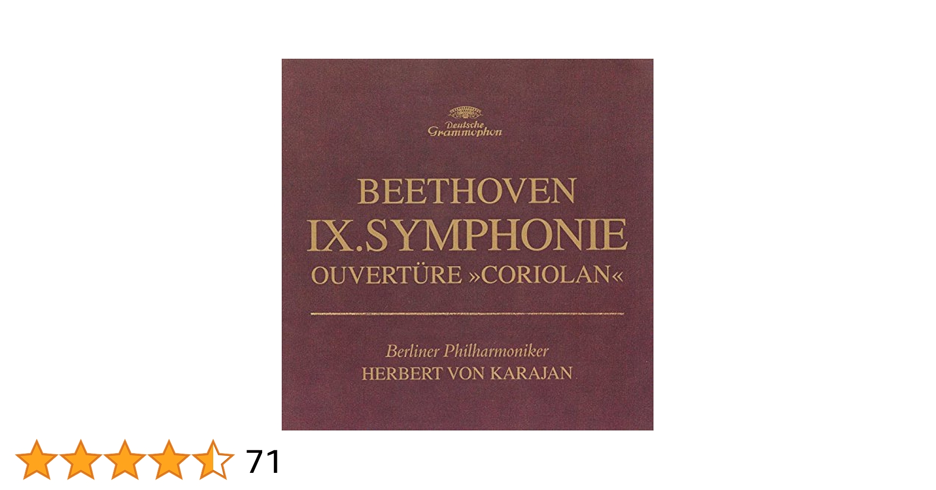 ベートーベン　第九 カラヤン Beethoven - Symphony No.9 in D minor Op.125 