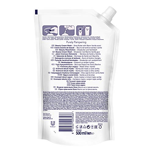 Dove Sap P/Avvolg Pouch Ric 500 Ml - Imagen 3