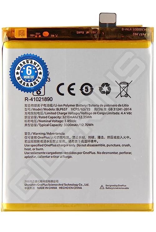Image of Original BLP657 Battery for OnePlus 6-3300mAh Battery with 6 Months warrenty *** (P264)