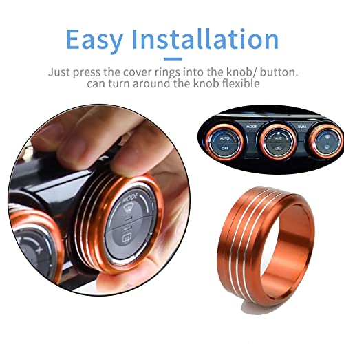 image for Bentolin For Subaru AC Knob Cover Accessory Center Console Switch Volu