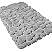Produktbild SHANNA Badezimmerteppich mit Memory Foam, Badezimmerteppich Duschvorleger Duschteppich für Badewanne, Dusche, Badezimmer (Grau, 40 x 60 cm)