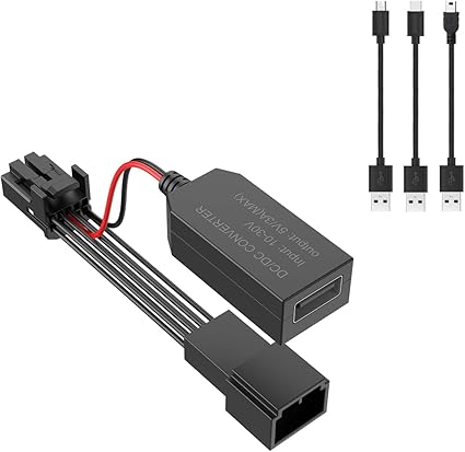 Dashcam Power Adapter 10-pin Type A Compatible With