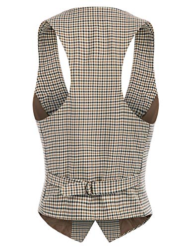 Image of GRACE KARIN Women's Suit Vest Top, Dressy Casual Sleeveless Button Waistcoat, Fromal Steampunk Blazer for Work Office