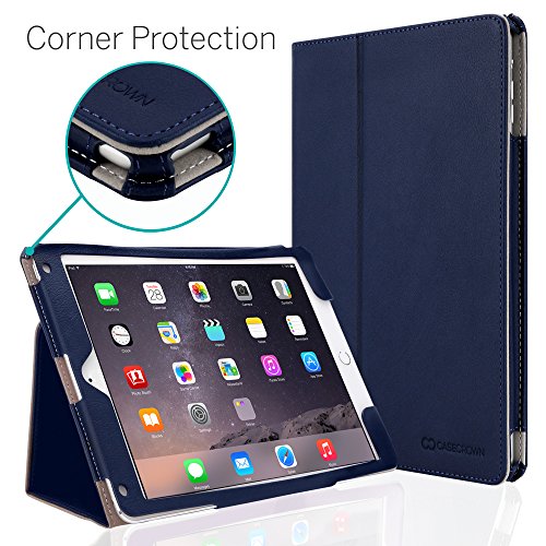 New iPad 2018/2017 9.7 inch Case, CaseCrown Bold Standby Pro Case (Blue) Multi-Angle