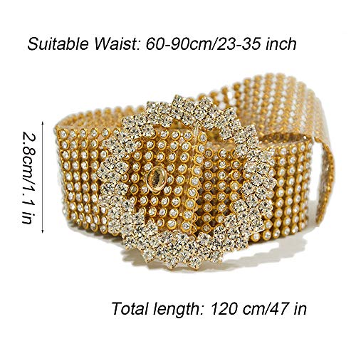 Zillary Cintura in Strass, Cintura da Donna in