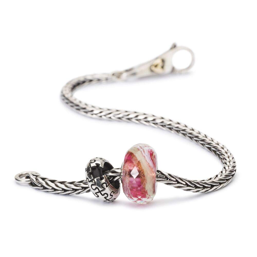 Trollbeads Silver Bead Puzzle Spacer TAGBE-20207, misura unica, Argento, Nessuna pietra preziosa